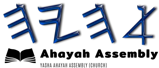 The word Ahayah in Paleo is made up of blue letters, but Jesus is not His name.